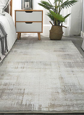 仿羊绒轻奢高级感灰色地毯客厅沙发卧室床边地毯加厚全铺超大面积