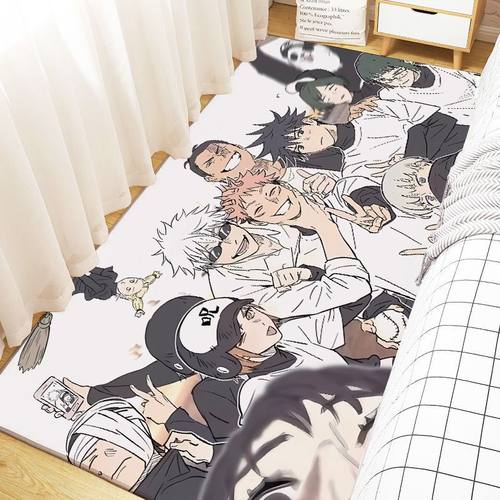 咒术回战周边地毯五条悟地垫二次元宿舍卧室大面积床边毯阳台垫子