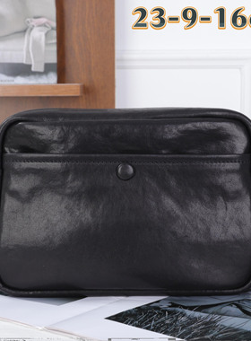 单肩斜挎包头层植鞣牛皮原创设计女士通勤包休闲百搭时尚8203