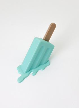 跨境新品 ice cream fridge magnet雪糕化了创意磁性冰箱贴冰箱贴