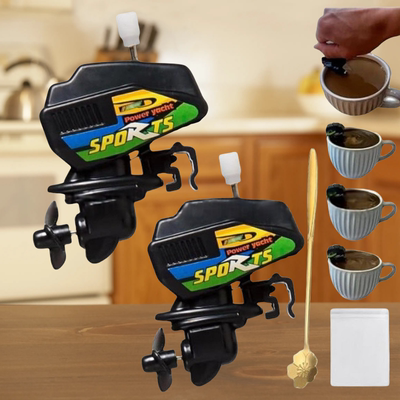Boat Motor Coffee Stirrer 新奇迷你船用马达咖啡搅拌器家用通用
