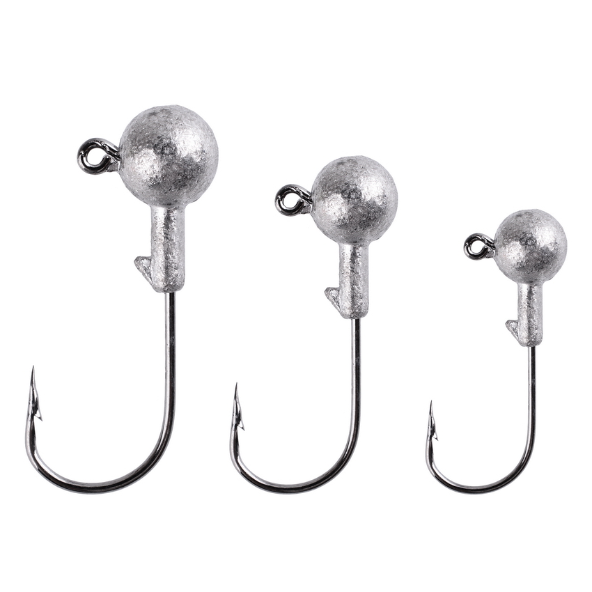 裸色原色头钩海钓软饵路亚钩