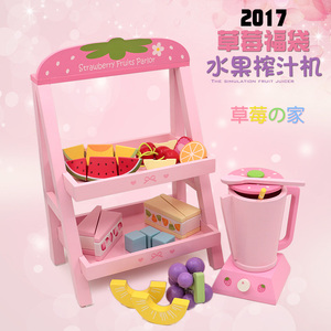 新款新款男女孩礼物水果商店套装木制儿童过家家仿真宝宝扮家家酒
