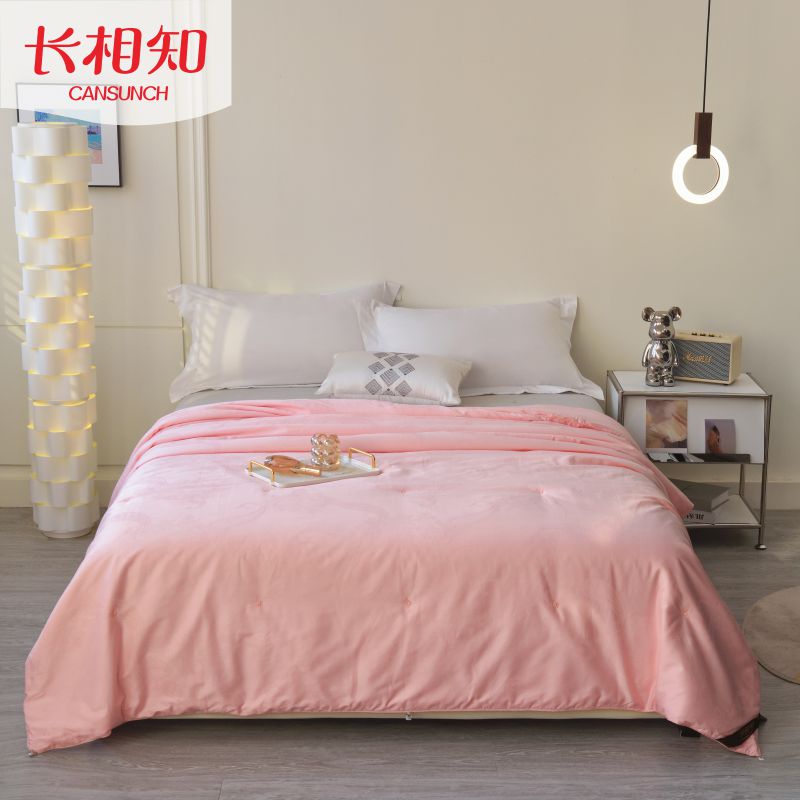 长相知家纺臻品60S纯桑蚕丝被春秋被冬被芯加厚保暖床上用品