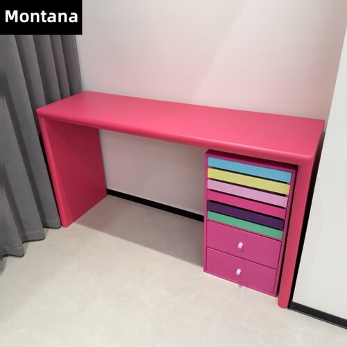 Montana 多巴胺书桌梳妆台斗柜一体中古储物柜带首饰柜卧室化妆桌