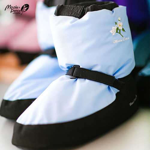 小茉莉舞蹈保暖靴加厚成人棉鞋冬