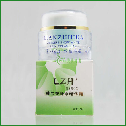 之花补水精华霜面霜保湿霜正品