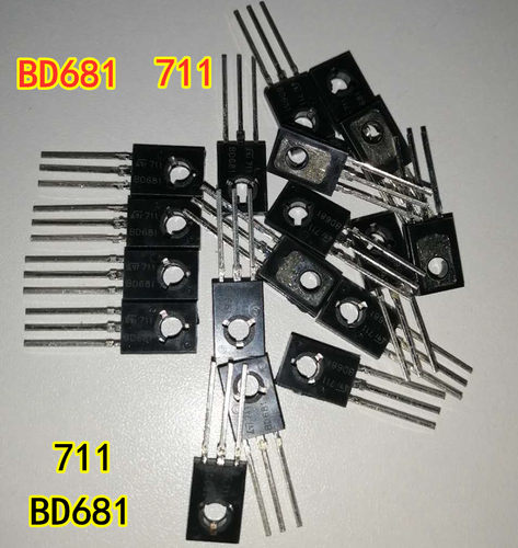 晶体管 BD681 711  NPN 三极管 TO-126 国产全新 大芯片 可直拍