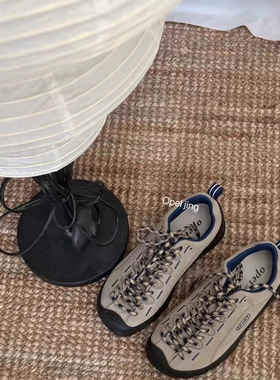 opel女鞋INS复古工装鞋户外徒步登山鞋厚底老爹鞋休闲跑步运动鞋