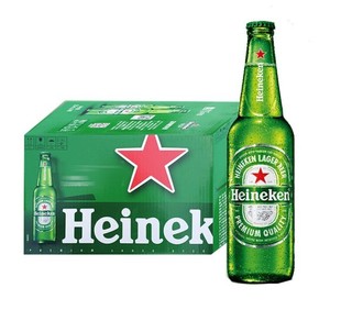 Heineken 整箱 Beer喜力啤酒330mlx24瓶装