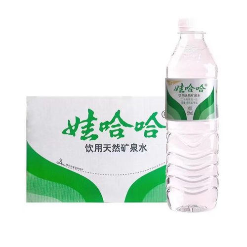 饮用水娃哈哈矿泉水596ml*24瓶