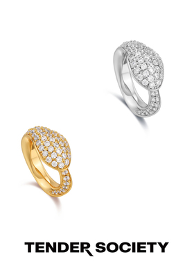 TenderSociety镶钻戒指