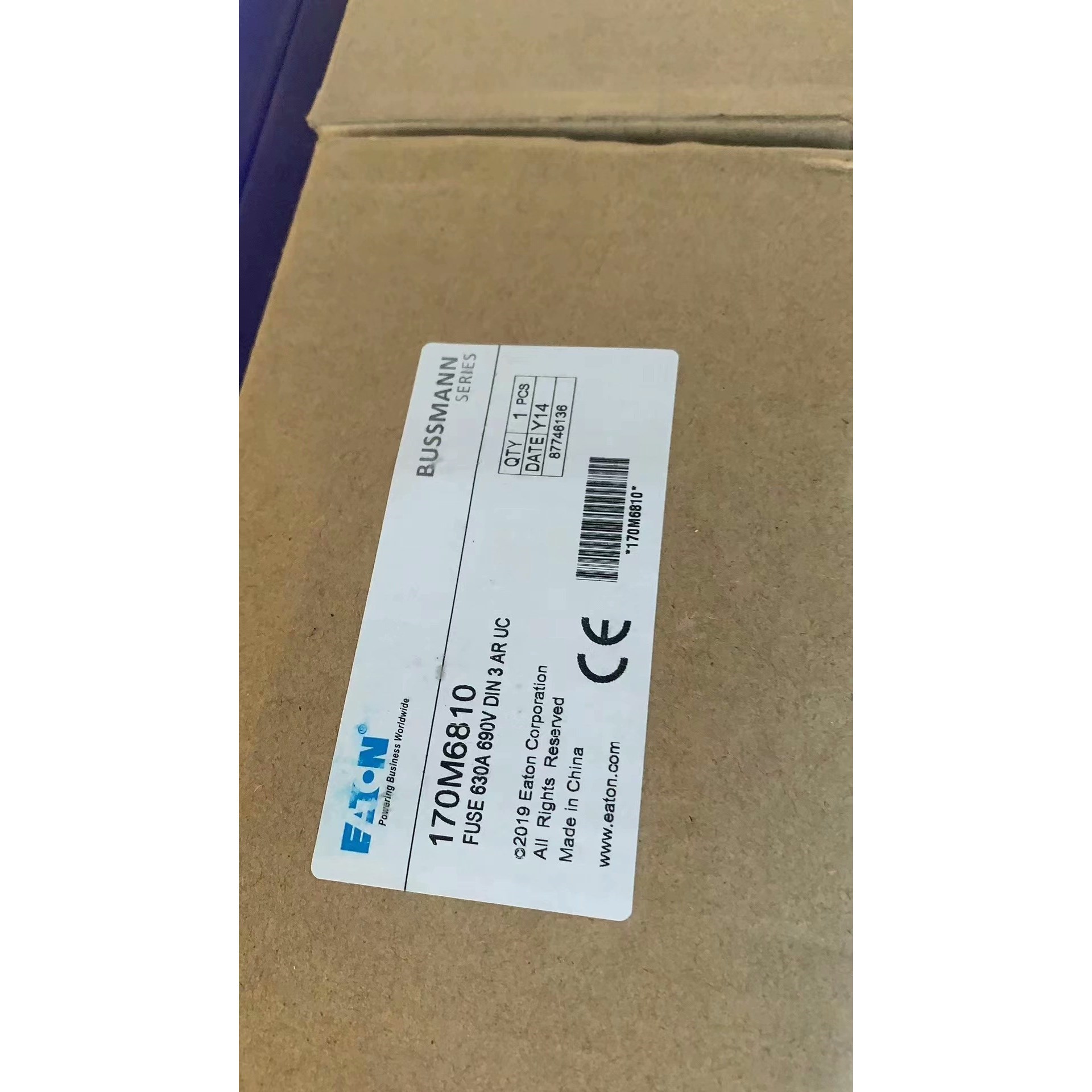BUSSMANN 170M6810巴斯曼熔断器FUSE 63 议价