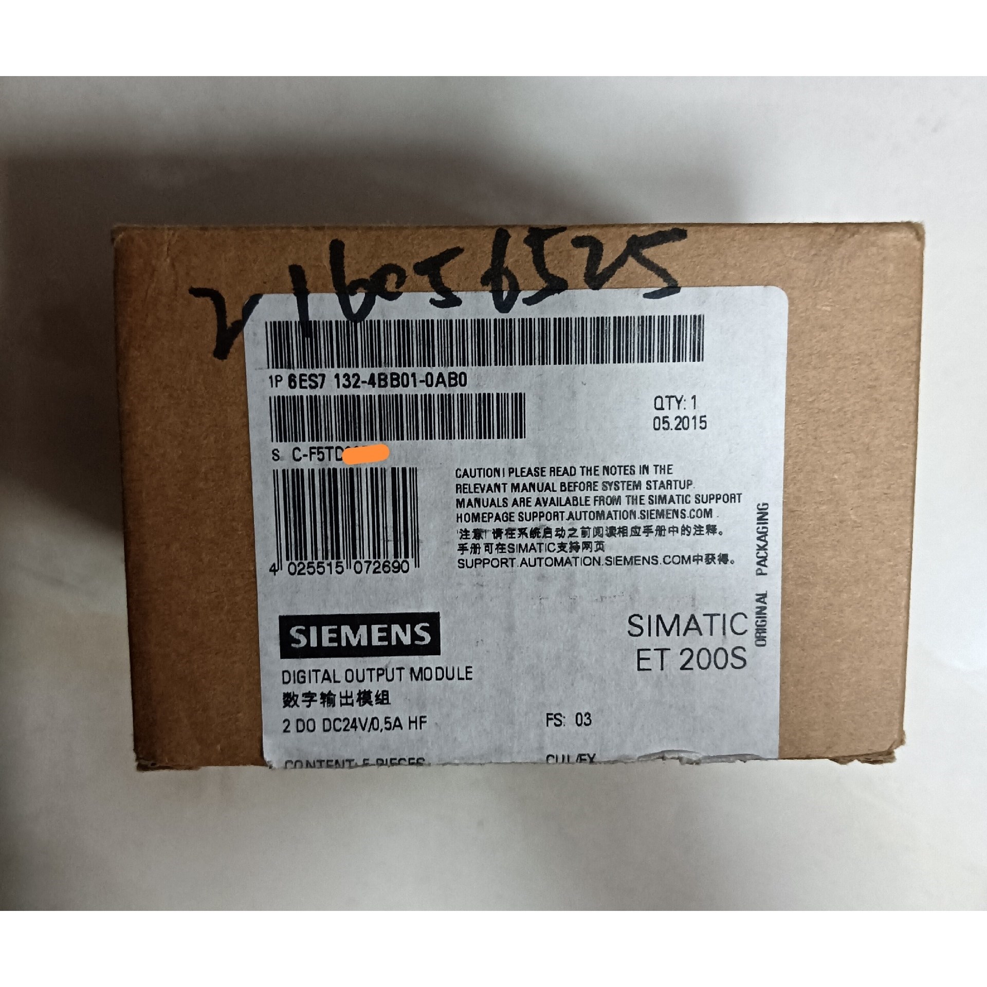 6ES7 132-4BB01-0AB0模块原装开封 议价