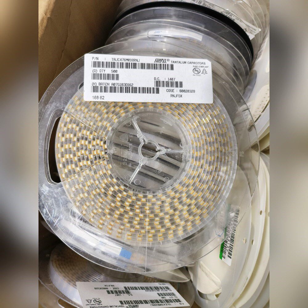 AVX钽电容TAJC476M016RNJ 现货6盘 议价