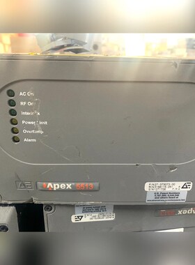 AE APEX 5513射频电源 Patent Number 议价