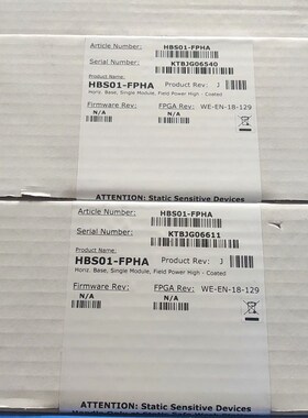 ABB卡件底座HBS01-FPHA未拆封邮费到付不包 议价