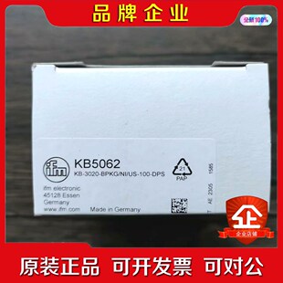 原装 IFM易福门 KB5062 电容式传感器实物 议价