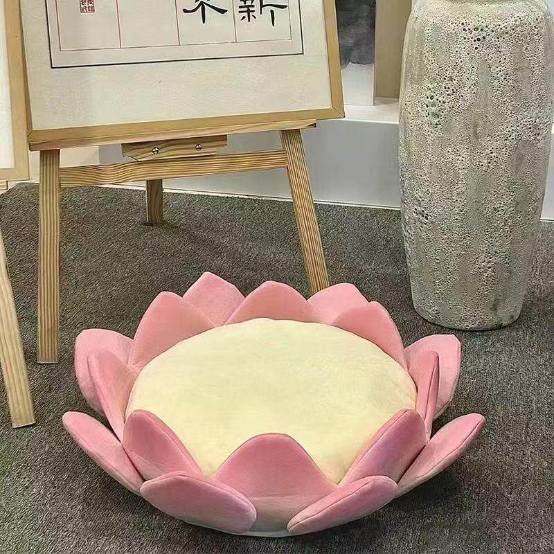 莲花坐垫莲莲坐垫屁垫宿舍椅子垫蒲团垫子创意居家座垫懒人沙发地