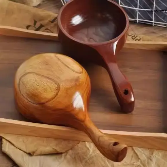 木瓢大沐浴泡澡老式木水瓢家用水勺木瓢勺舀水瓢洗澡实木水舀木