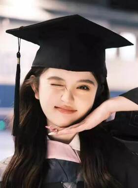 学生毕业典礼学士帽女2025新款毕业帽成人礼帽博士帽学位帽硕士帽