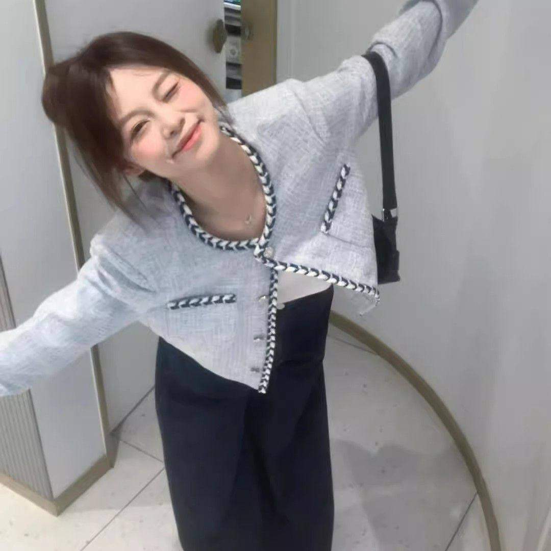 法式蓝色富家千金小香风