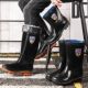 男款 中高筒劳保工地胶鞋 水鞋 钓鱼套鞋 耐磨防滑成人雨靴男 男士 雨鞋