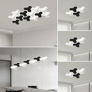 现代简约创意极简客厅灯过道餐吊吸顶灯设计师前台房间咖啡厅卧室