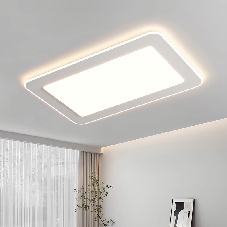 极简风客厅吸顶灯现代简约高级感轻奢灯具家用北欧大厅主灯餐厅灯