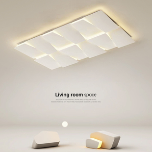 2025新款 创意led吸顶灯简约现代客厅灯书房极简主卧室灯房间前台