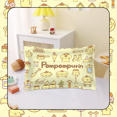 可爱三丽鸥布丁狗全棉枕套女生寝室少女心宿舍单人枕头套可水洗