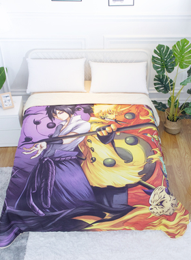 火影忍者夏凉被鸣人夏季空调薄被子佐助办公室学生宿舍儿童春秋被