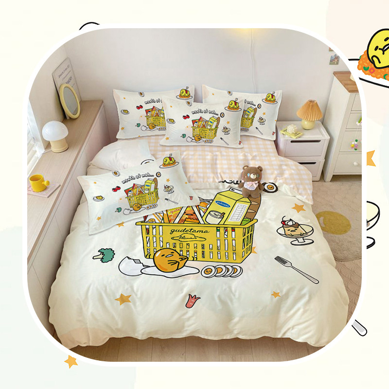 床单式床笠式4纯棉卡通