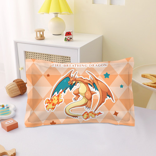 神奇宝贝全棉枕套卡通皮卡丘纯棉枕头套子皮卡丘女生寝室学生宿舍