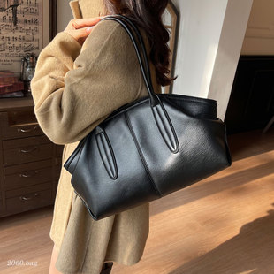 潮单肩包包 时尚 大容量百搭气质通勤托特包2025高级感女冬季 新款