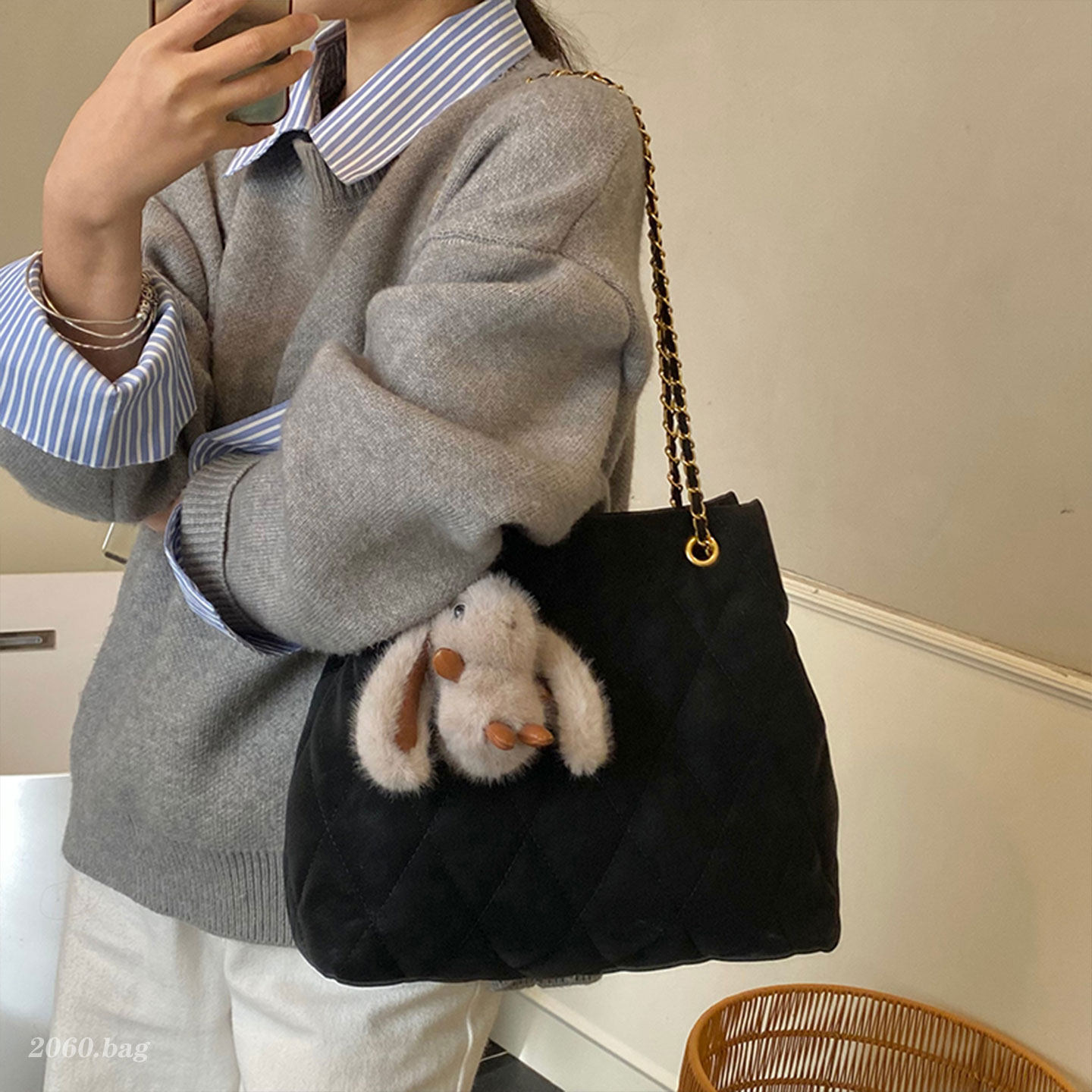 洋气时尚菱格链条气质精致百搭韩版2025冬季女式单肩斜挎手提包包,箱包皮具/热销女包/男包,通用款女包,淘宝优惠券,粉丝福利购,淘宝优惠卷