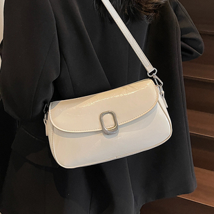 简约斜挎小方包 新款 高级质感时尚 百搭上班通勤单肩包包女2025夏季