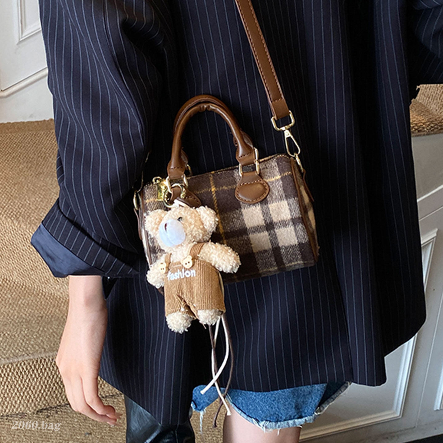 洋气韩系时尚精致百搭简约气质通勤单肩斜挎2025秋冬手提波士顿包,箱包皮具/热销女包/男包,通用款女包,淘宝优惠券,粉丝福利购,淘宝优惠卷