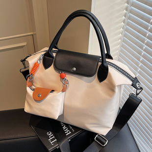 韩系简约休闲上班通勤大容量托特包包女2025夏季 高级感斜挎包 新款