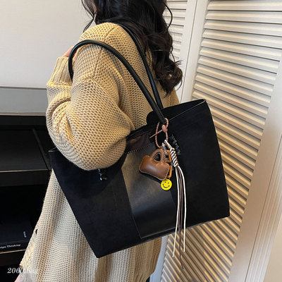 大容量托特包女2025新款高级感百搭上班通勤休闲时尚潮单肩手提包