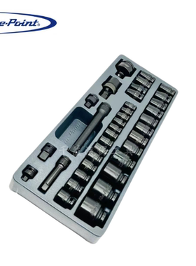 蓝点36件风动套筒BPS13  风炮套筒 3/8，1/2系列实耐宝蓝点snapon