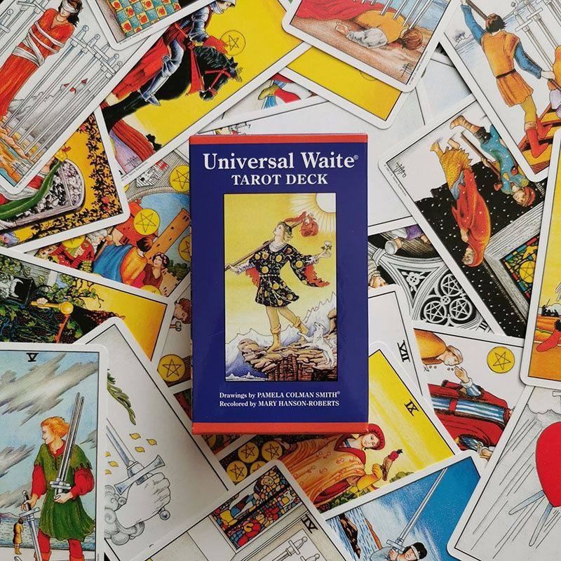 原版引进】普及版经典边框史密斯韦特塔牌韦斯特卡罗牌WaiteTarot,运动/瑜伽/健身/球迷用品,德州扑克,淘宝优惠券,粉丝福利购,淘宝优惠卷