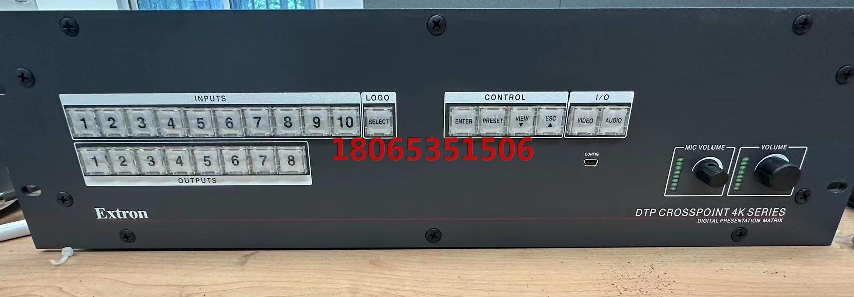 Extron crosspoint 86 4k矩阵 - 实物图