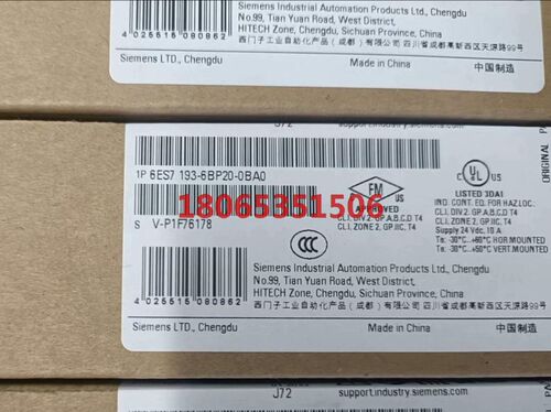 ET200SP基础单元6ES7193-6BP20-0D