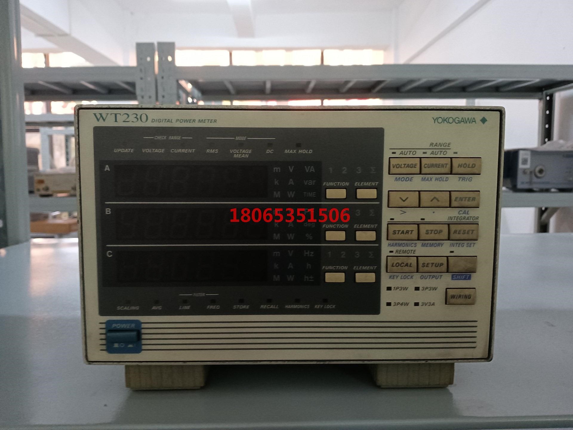 Yokogawa横河WT230功率计.成色漂亮.带3个模块