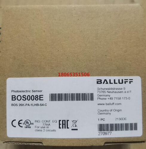 巴鲁夫传感器BOS008EBOS 26K-PA-1LHB-