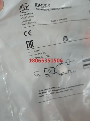 ifm易福门 传感器IGR203 接近开关