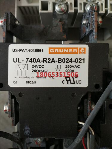 ABB软启动器旁路接触器UL-740A-R2A-B024-0