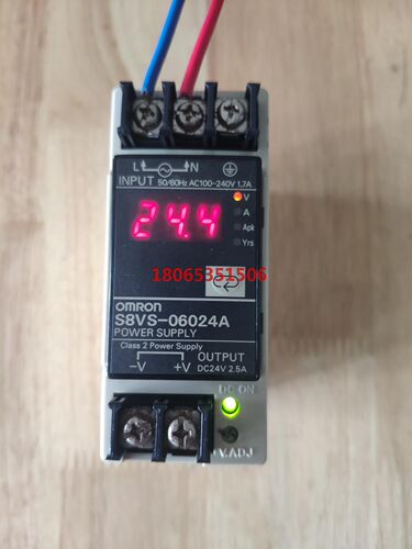OMRON 欧姆龙原装进口 数显导轨电源S8VS-06024