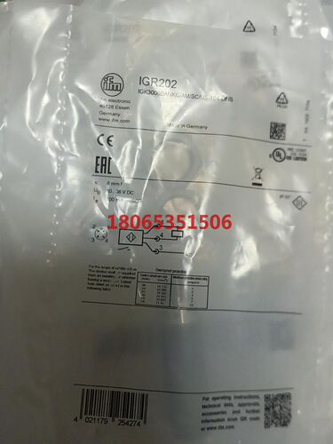 易福门 IFM接近开关IGR202